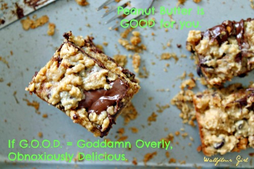 Peanut Butter Lovers' Chocolate Oat Squares 10--101313