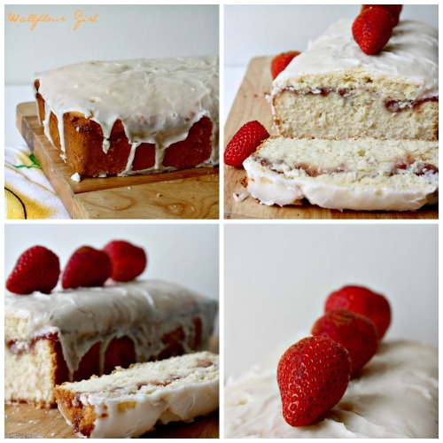 Buttery Moist Lemony Glazed Strawberry Swirl Pound Cake 10--020514