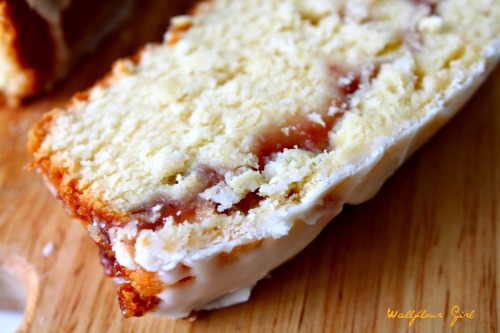 Buttery Moist Lemony Glazed Strawberry Swirl Pound Cake 15--020514