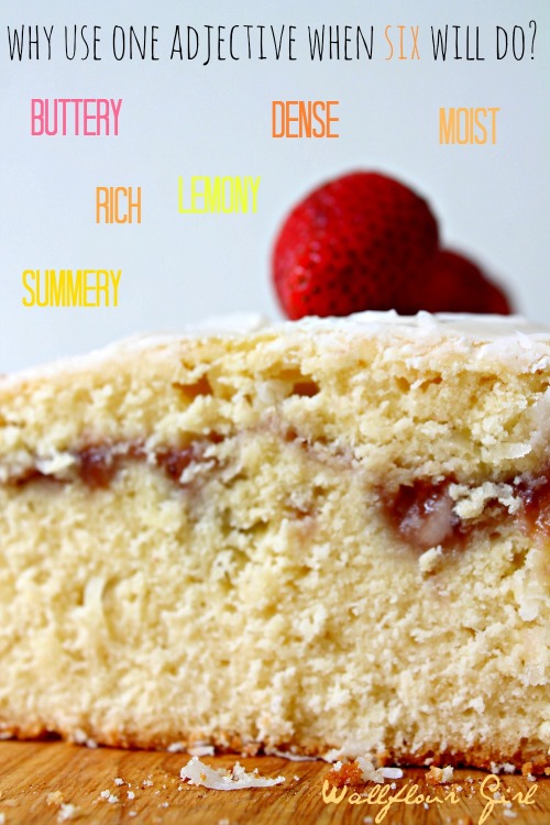 Buttery Moist Lemony Glazed Strawberry Swirl Pound Cake 5--020514