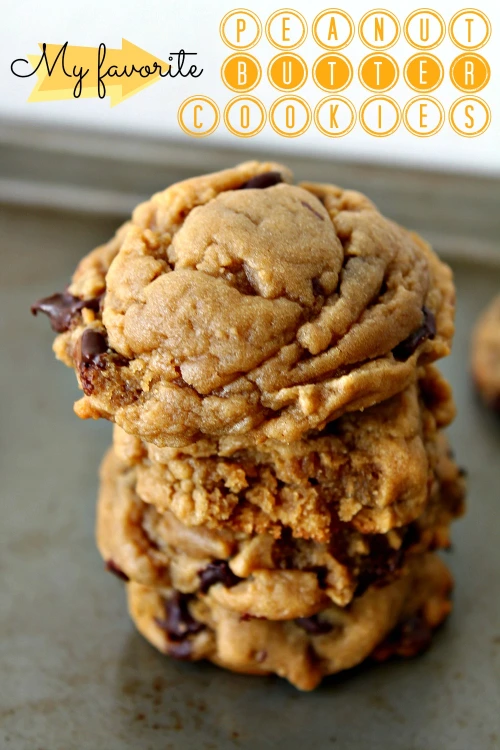 My Favorite Puffy, Chewy Peanut Butter Chocolate Chip Cookie 12--022114