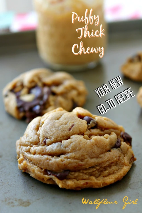 My Favorite Puffy, Chewy Peanut Butter Chocolate Chip Cookie 6--022114